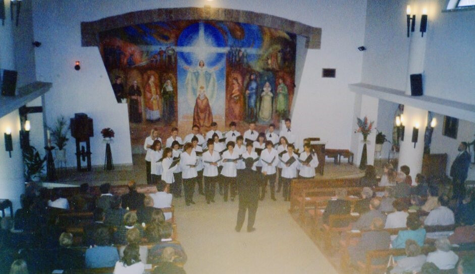 Karácsonyi koncert a Szent István templomban. 2002. december 21.