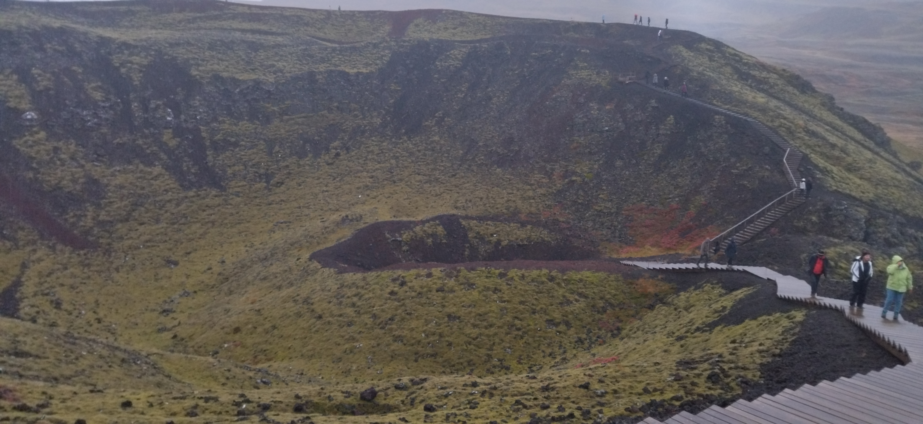 A Grábók vulkán krátere.